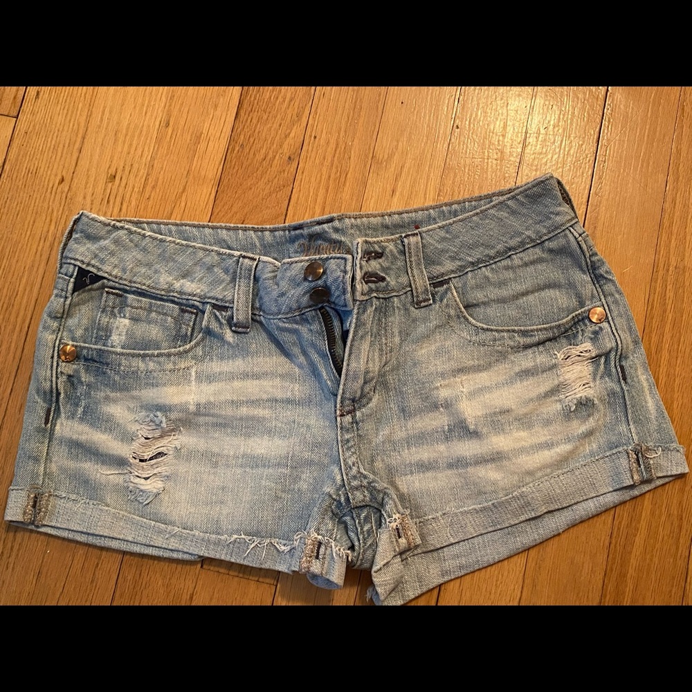 Vanity Jean shorts, distressed, size 27
